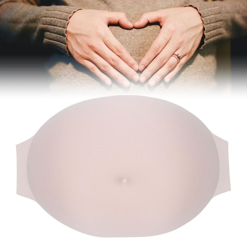 AYNEFY Artificial Belly Bump Sponge Breathable Faux Belly Pad Lightweight Costume S Size - Image 3