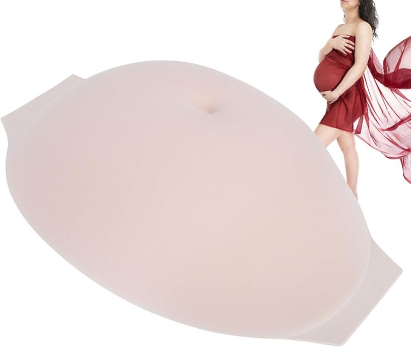 AYNEFY Artificial Belly Bump Sponge Breathable Faux Belly Pad Lightweight Costume S Size - Image 4