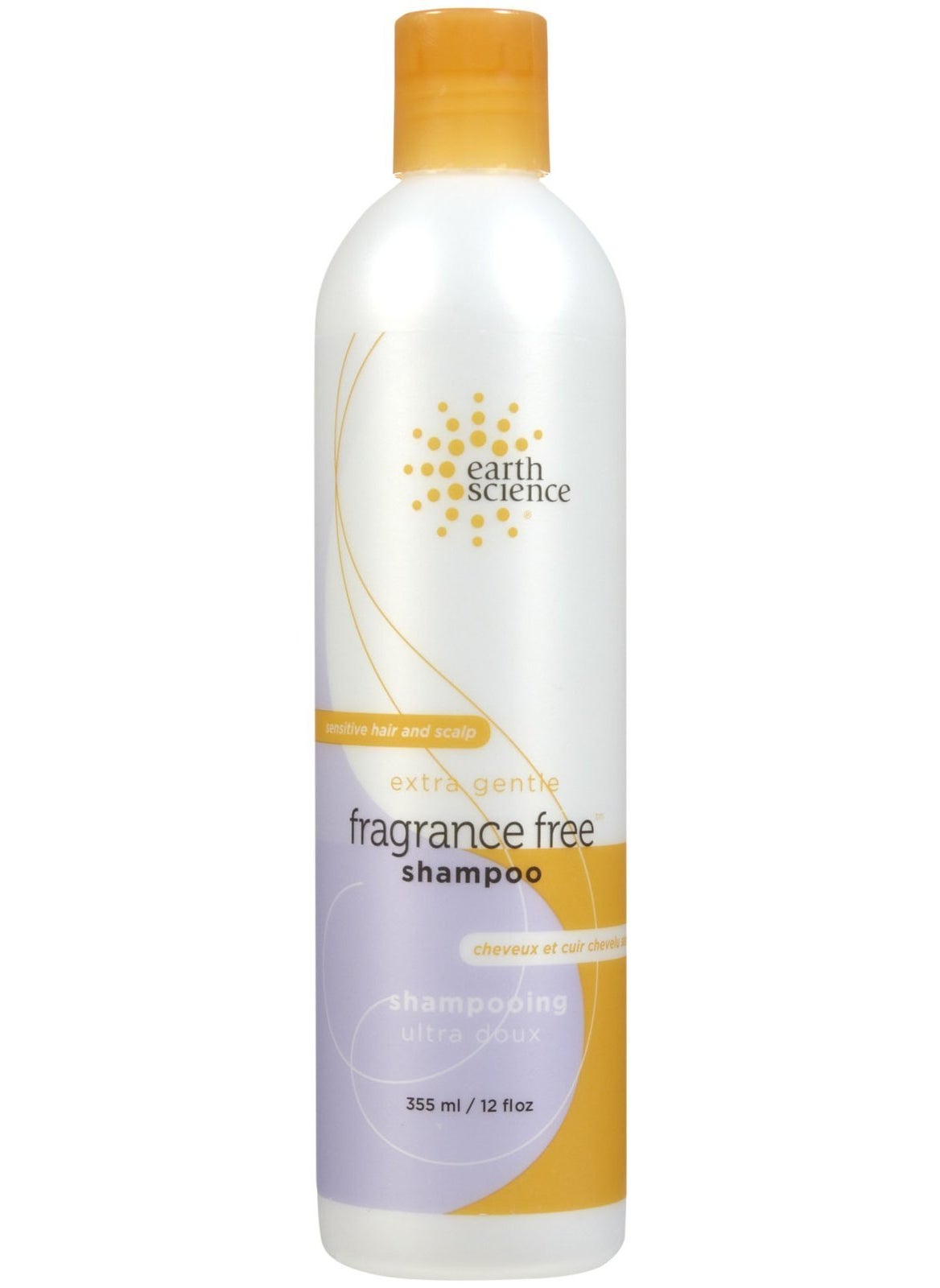 Earth Therapeutics - Earth Science Shampoo for Sensitive Hair & Scalp - Fragrance Free - 12 oz - Image 1