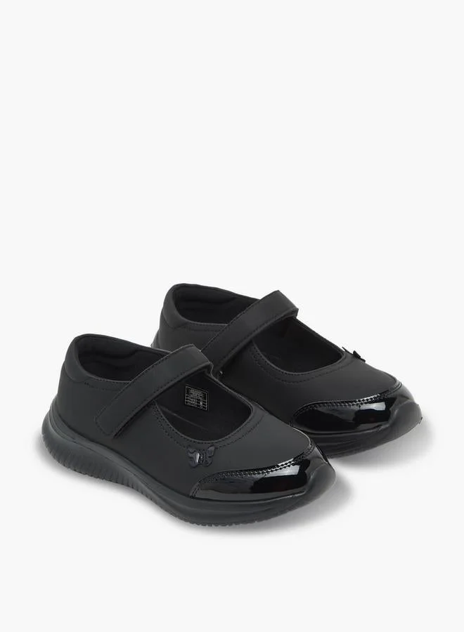 Dash BLACK Girls Hook & Loop School Shoes for Women | Best Price UAE