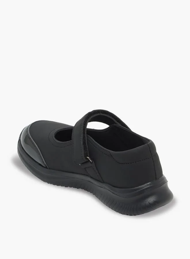 Dash BLACK Girls Hook & Loop School Shoes for Women | Best Price UAE