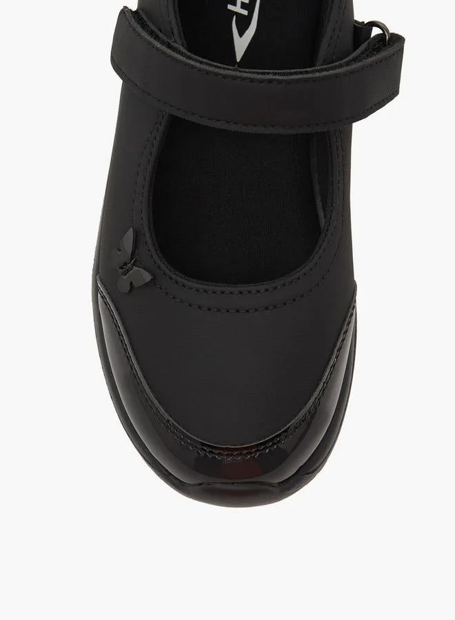 Dash BLACK Girls Hook & Loop School Shoes for Women | Best Price UAE