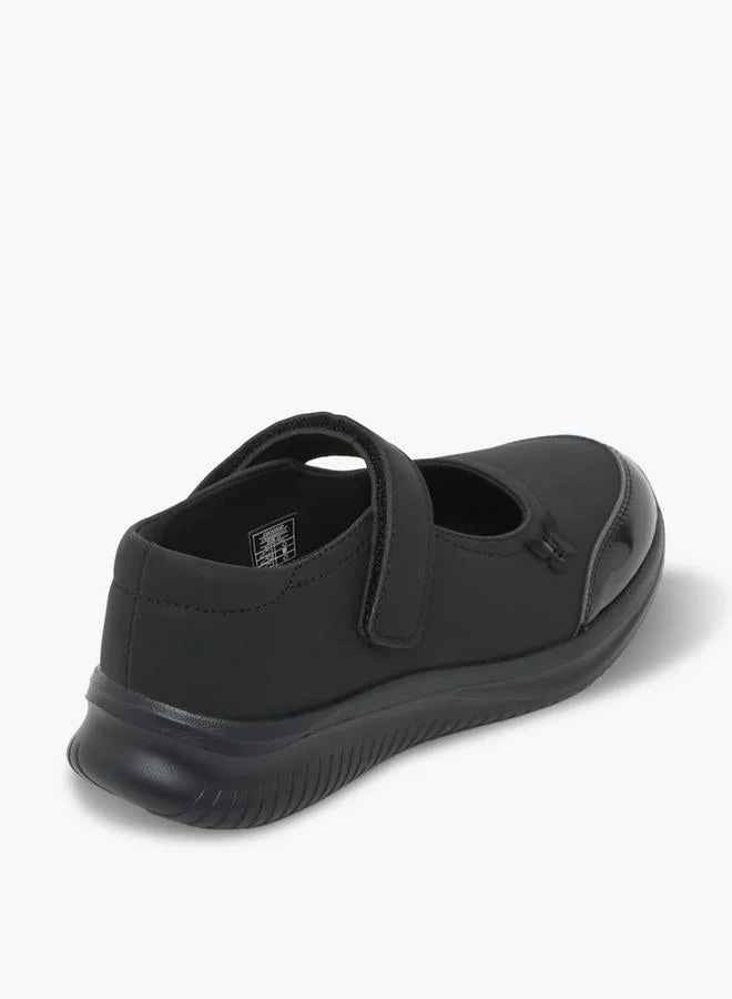 Dash BLACK Girls Hook & Loop School Shoes for Women | Best Price UAE