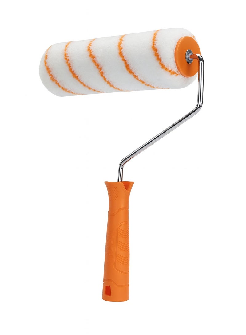 أسطوانة طلاء للجدران احترافية 230 مم، أسطوانة رسام لطلاء الجدران، كومة طويلة، مستلزمات الطلاء بمقبض بلاستيكي، ملحقات طلاء احترافية، مستلزمات الطلاء لطلاء المنازل