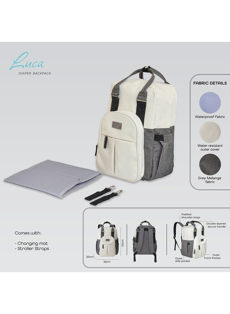 Moon Luca Diaper Bag With Stroller Clips - Image 2