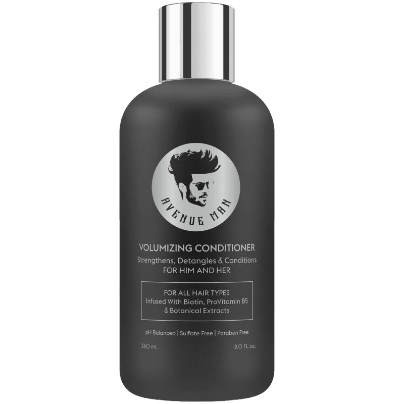Avenue Man Volumizing Conditioner (12 Fl Oz) - Hair Products For Men - Volumizing and Hydrating Conditioner with Herbal Extracts - Image 1