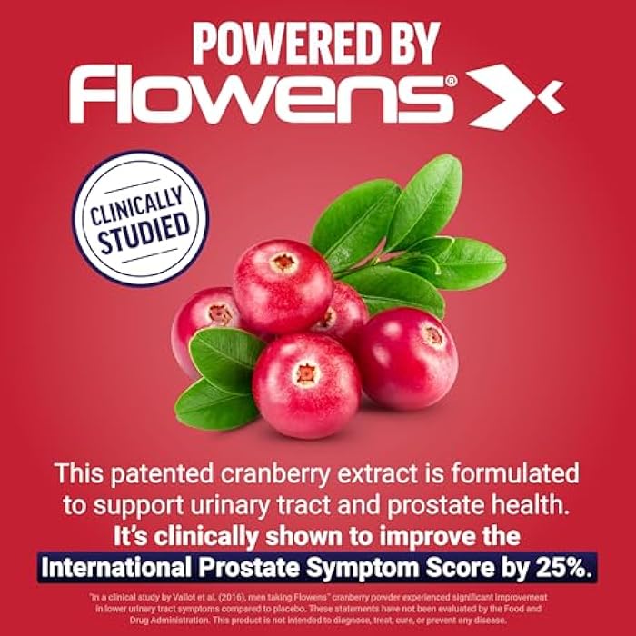 Force Factor Prostate Health Supplement with Saw Palmetto & Beta-Sitosterol, Support Urinary Flow & Bladder Function, Reduce Urgency & Nighttime Bathroom Trips, Vegetarian, Fruit Punch, 60 Soft Chews - Image 4