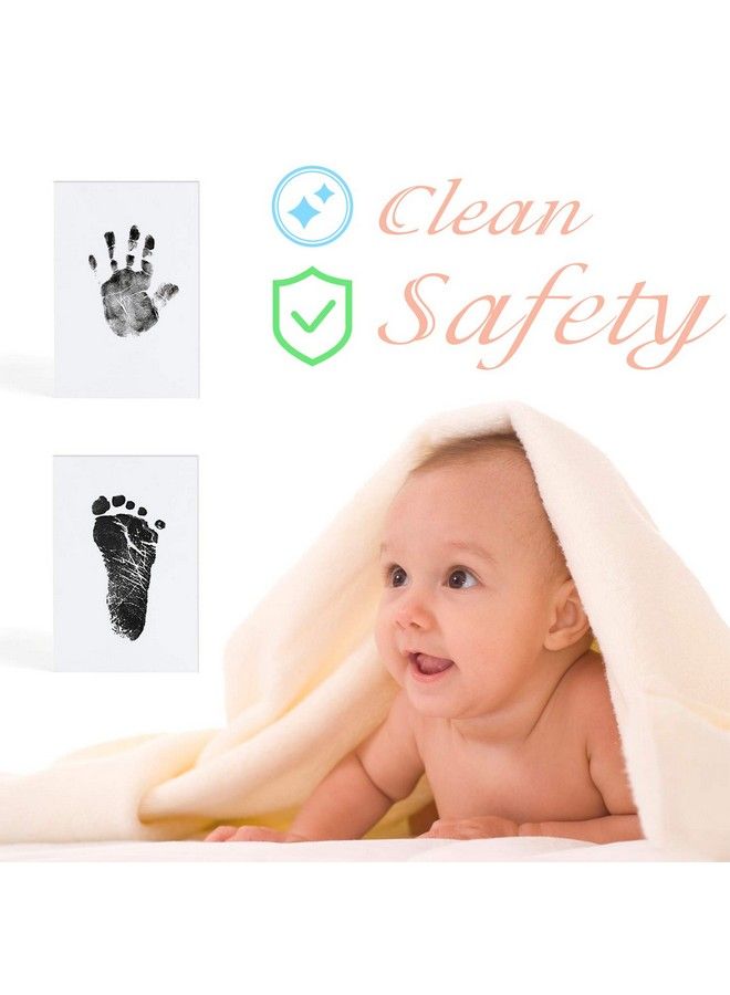 MENGNI Baby Footprint Handprint Pet Paw Print Kit With 4 Ink Pads And 8 Imprint Cards - Image 3
