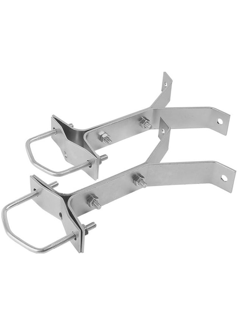 Skywalker Skywalker 6” Heavy-Duty Wall Mount Pair for TV Antenna Mast with (2) Brackets with Lag Bolts  - Image 1