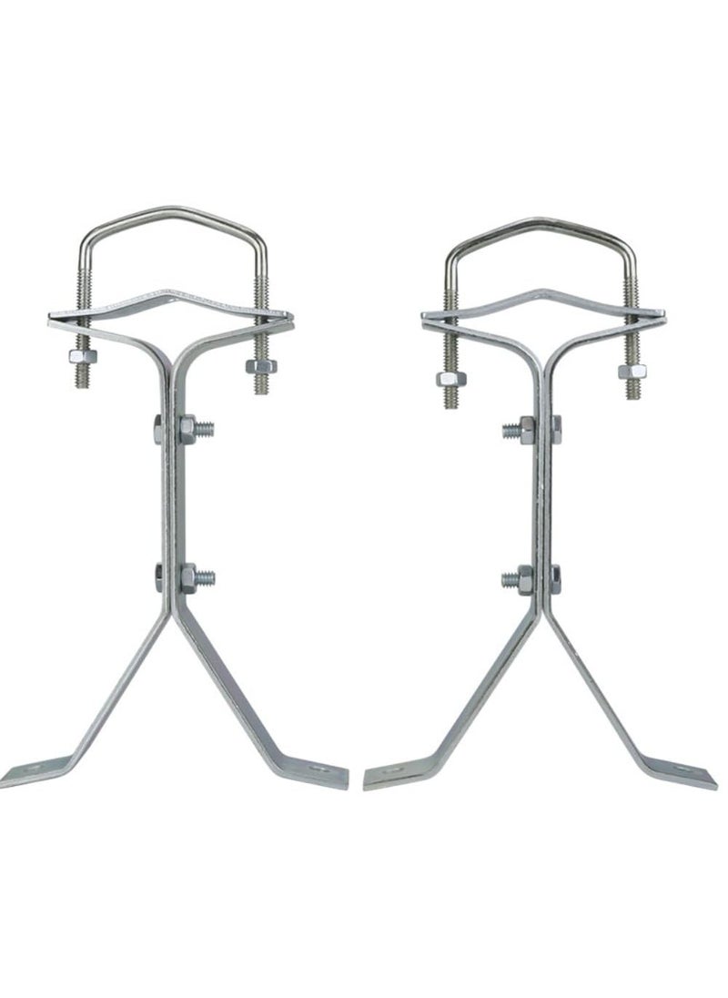 Skywalker Skywalker 6” Heavy-Duty Wall Mount Pair for TV Antenna Mast with (2) Brackets with Lag Bolts  - Image 3