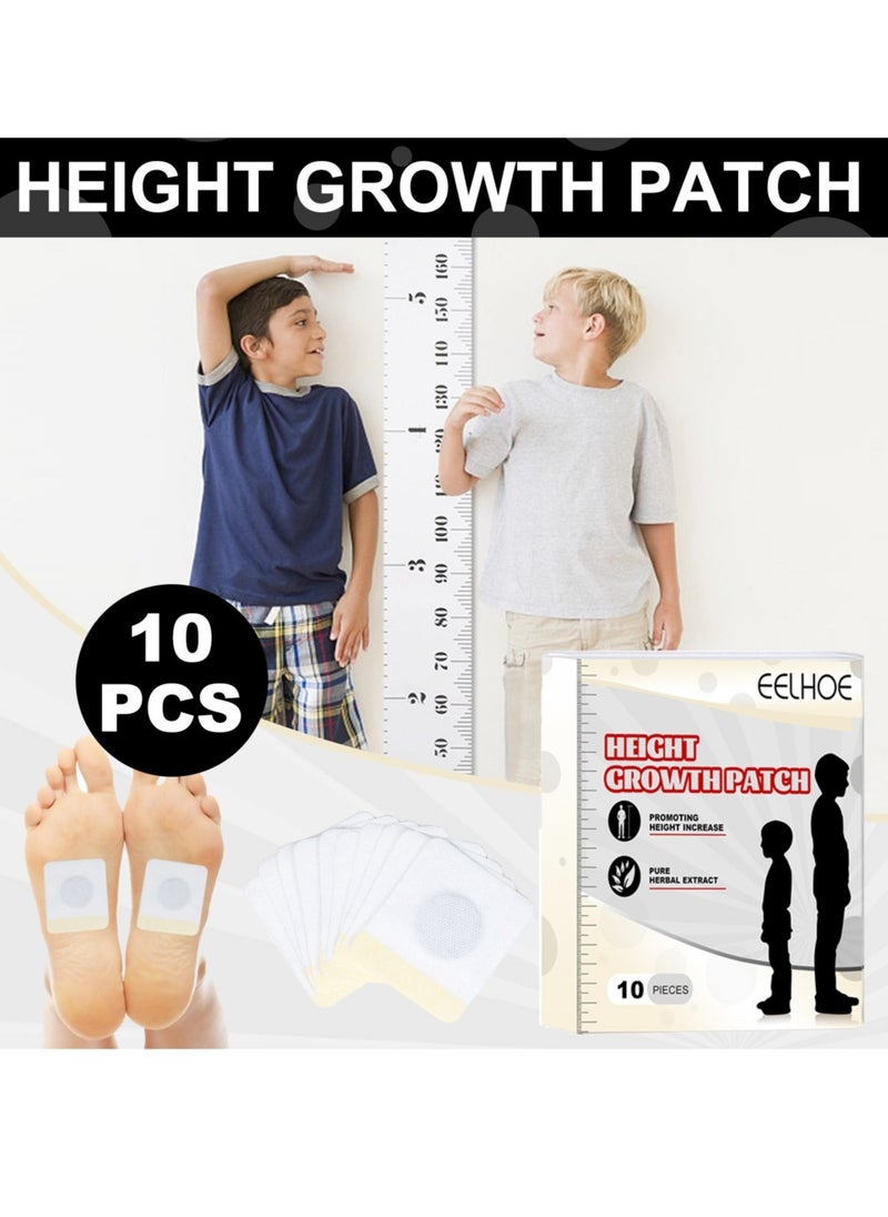 EELHOE Natural Herbal Height Growth Patch， Plant Heightening Patch, Plantar Acupoint Stimulation， Plant Extracts Promote Bone Growth ， Plantar Acupoints Stimulate Healthy Height Growth Care Patch.Adult Children's Bone Growth Promoting Patch  - Image 1