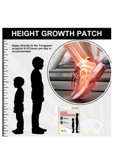 EELHOE Natural Herbal Height Growth Patch， Plant Heightening Patch, Plantar Acupoint Stimulation， Plant Extracts Promote Bone Growth ， Plantar Acupoints Stimulate Healthy Height Growth Care Patch.Adult Children's Bone Growth Promoting Patch  - Image 2