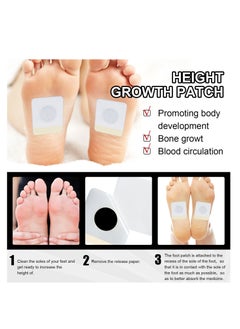 EELHOE Natural Herbal Height Growth Patch， Plant Heightening Patch, Plantar Acupoint Stimulation， Plant Extracts Promote Bone Growth ， Plantar Acupoints Stimulate Healthy Height Growth Care Patch.Adult Children's Bone Growth Promoting Patch  - Image 4