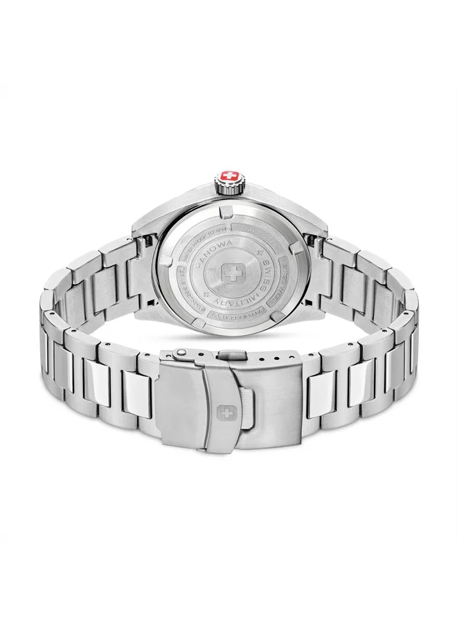 SWISS MILITARY HANOWA Lynx Watch For Men With Silver Stainless Steel Bracelet - 42 mm