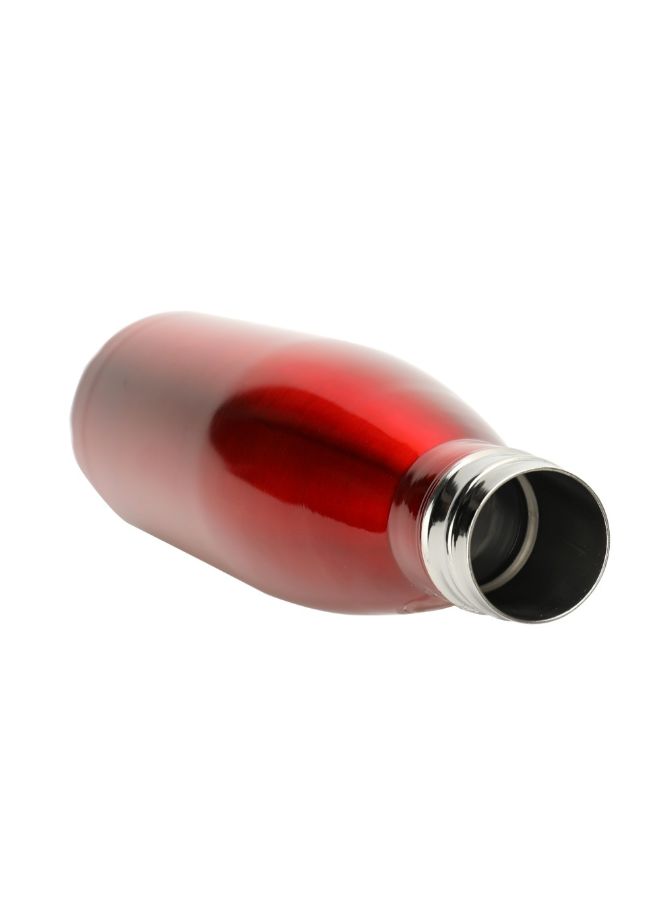 NIBEMINENT Stainless Steel Vacuum Flask Water Bottle Black 28ml - Image 2