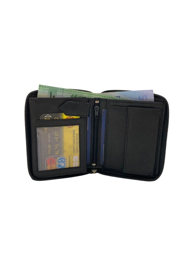 LAVERI LEATHER Fullzip leather mens Wallet #621CZ - Image 3