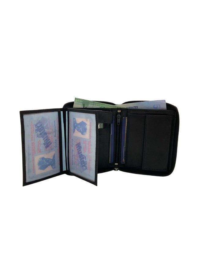 LAVERI LEATHER Fullzip leather mens Wallet #621CZ - Image 5