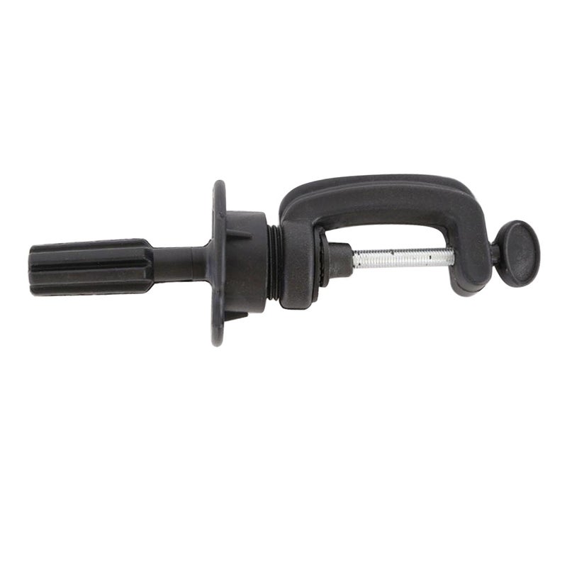 2pcs Hairdressing Head Bracket Wig Hairdressing Practice Stand Holder for Barber Shop (Black） - Image 5