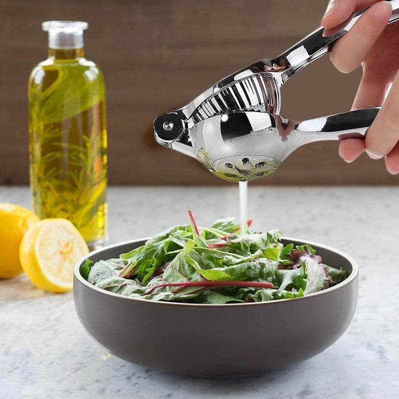 DUFFIX Lemon Squeezer Steel Polish Nimbu Presser for Kitchen Shikanji Lemon Juice Extractor FoodGrade Stainless Steel Lemon Juicer - Image 4