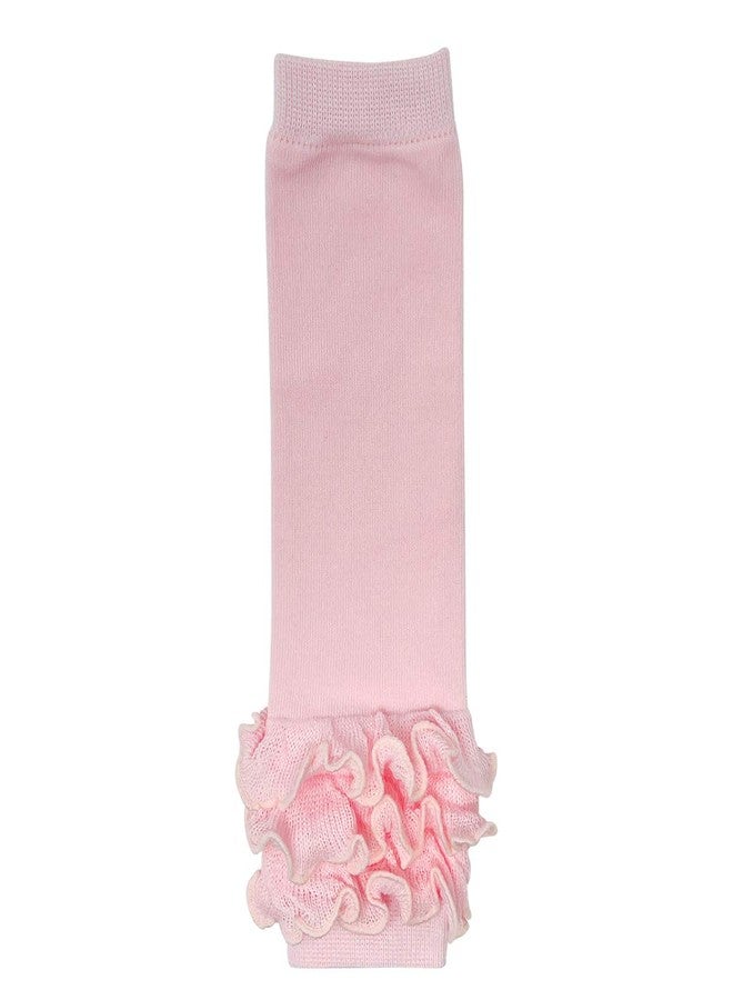 Bowbear Cheerful Ruffles Baby Leg Warmers, Pink - Image 2