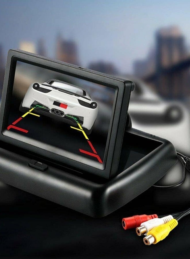 Car Backup Camera and TFT-LCD Monitor System - Dual Video Inputs, Clear Display, 12V Power Supply - Image 1