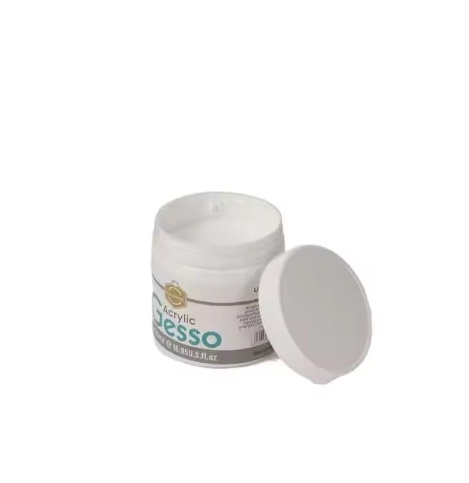 QALAM KAARI Acrylic Gesso White 275 ML | Premium Water-Based Gesso for Acrylic, Oil Paints & Mixed Media | Water-Resistant Primer for Canvas, Wood, Paper & More  - Image 4