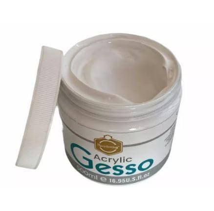 QALAM KAARI Acrylic Gesso White 275 ML | Premium Water-Based Gesso for Acrylic, Oil Paints & Mixed Media | Water-Resistant Primer for Canvas, Wood, Paper & More  - Image 3