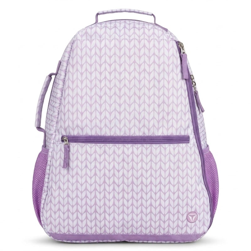 Thorza Tennis Backpack for Women Purple Lightweight Tennis Racket Bag Includes Hook and Stores 2 Rackets Balls and Sports Gear Backpack Only - Image 2