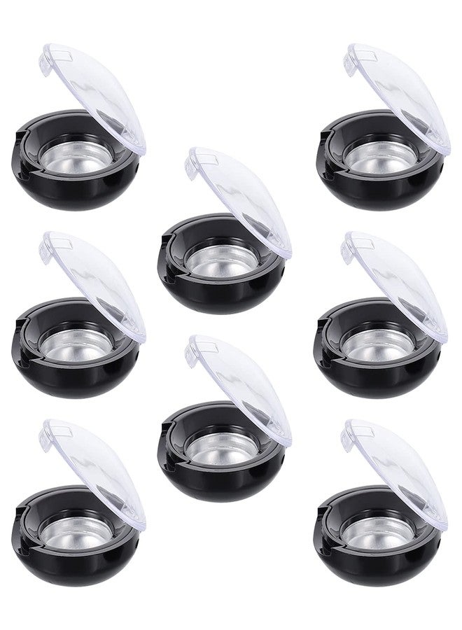 Lurrose 8cs Eye Shadow Blank Empty Blush Case Eyeshadow Case DIY Makeup Empty Eyeshadow Blusher Case Eyeshadow Palette Pans Makeup Brishes Makeup Pallet Mini Box Plastic Travel With Cover - Image 1