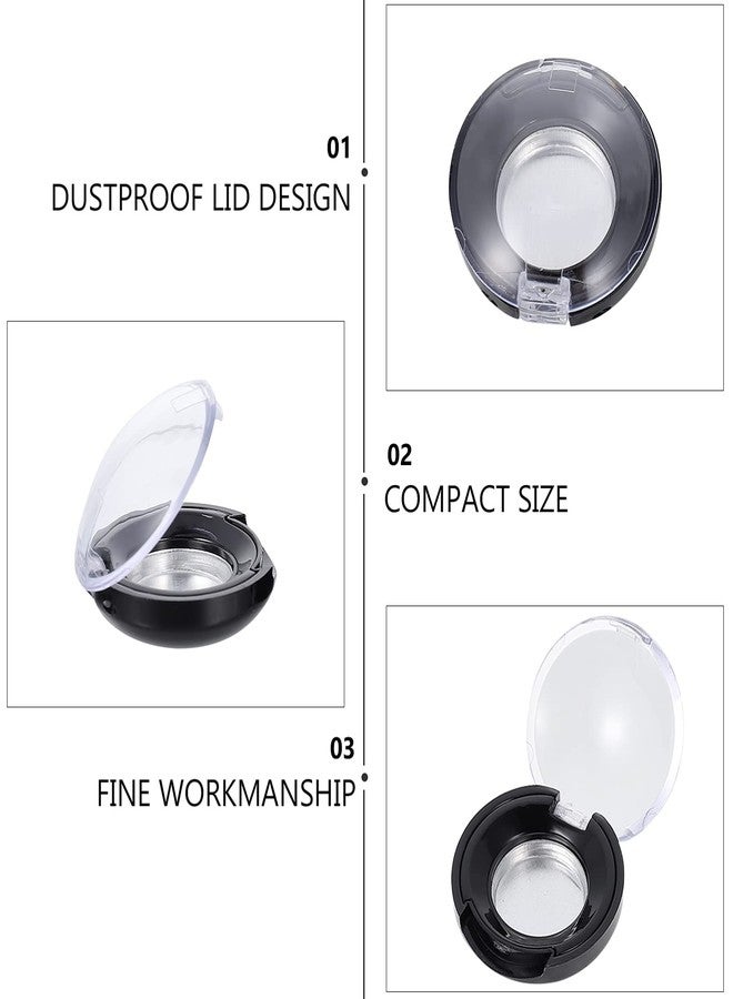 Lurrose 8cs Eye Shadow Blank Empty Blush Case Eyeshadow Case DIY Makeup Empty Eyeshadow Blusher Case Eyeshadow Palette Pans Makeup Brishes Makeup Pallet Mini Box Plastic Travel With Cover - Image 5