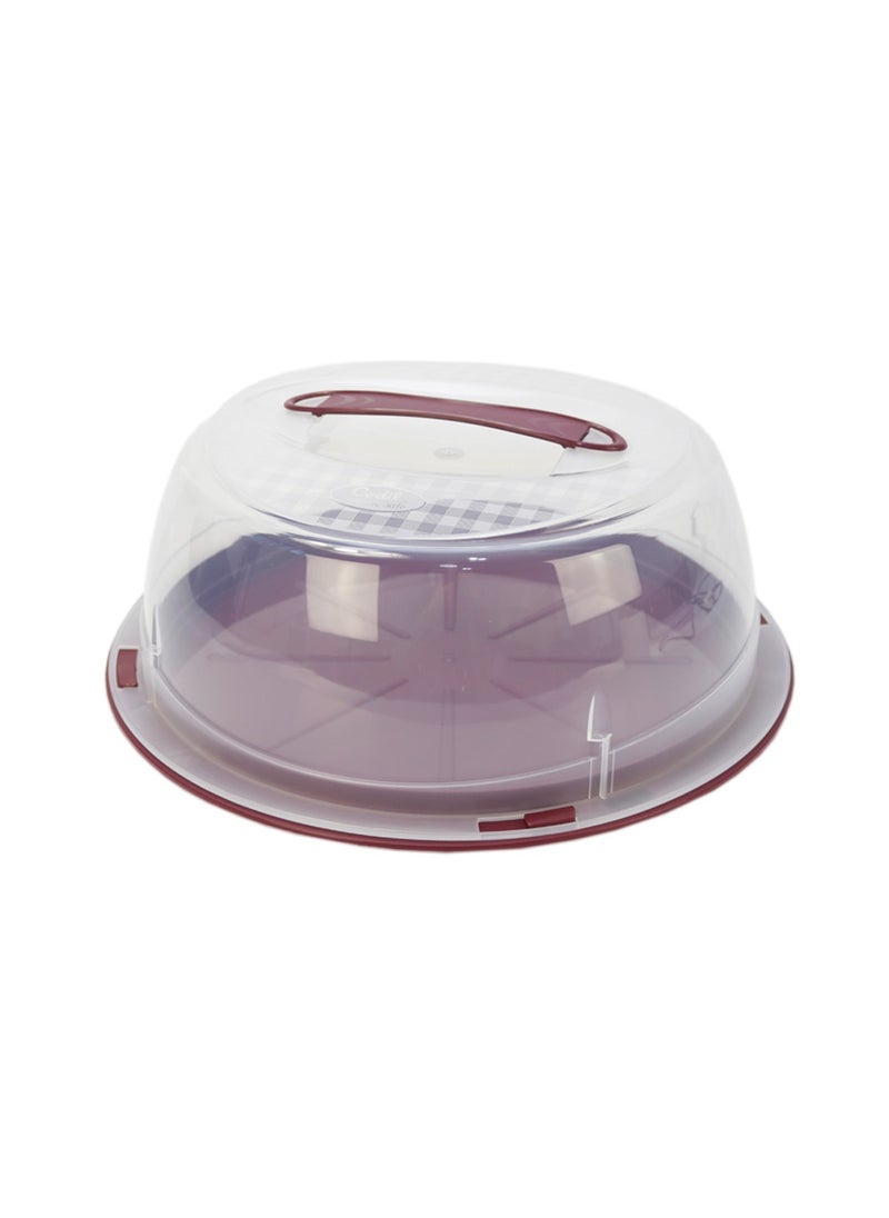 Codil Round cake box with lid and plastic handle  - Image 2