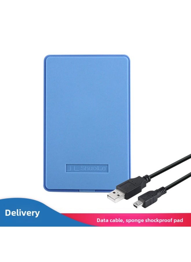 ماركة غير محددة صندوق القرص الصلب Shenzhen 2.5 بوصة تركيب خالي من الأدوات USB2.0 Serial SATA صندوق القرص الصلب الخارجي المحمول - اللون: U25Q7 أزرق  - Image 1