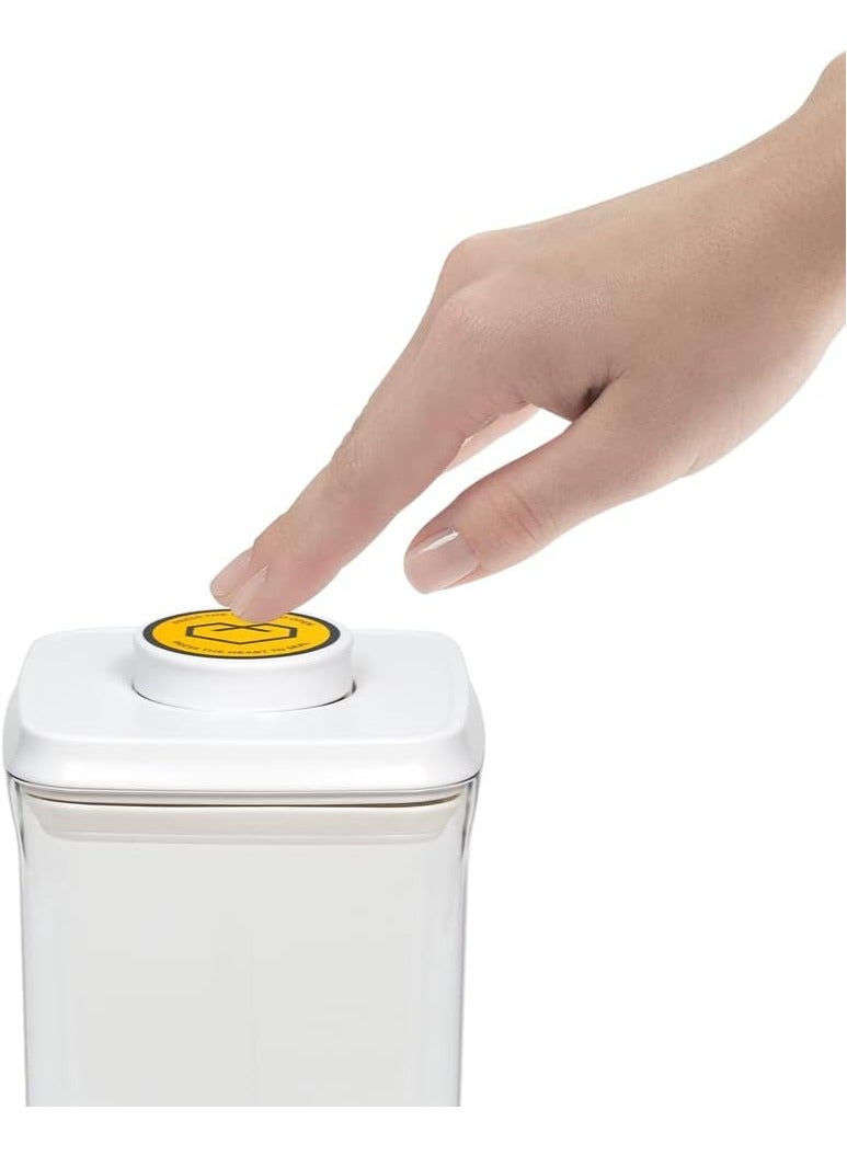 Homesmiths Pop-Up 1 Liter Rectangle Food Container Set Of 2 - Image 3