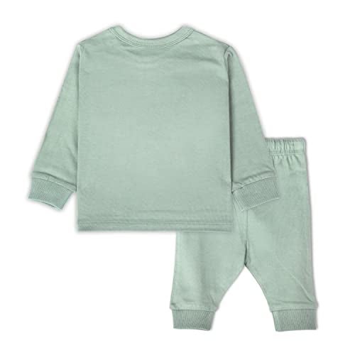 ARIEL Cotton Clothing Sets for Baby Boys & girls - Unisex Clothing sets Full Sleeve T-shirt & Pant (GrnPan_3-4 Years) - Image 2