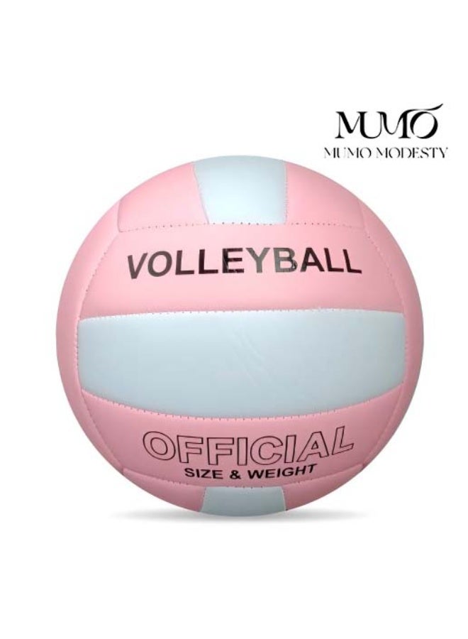 MUMO Inflatable Soft Volleyball Volleyball Size 5 PU Leather Soft Indoor Outdoor Volleyballs Sports Training Game Play Ball,Family Ball  Games - Image 1
