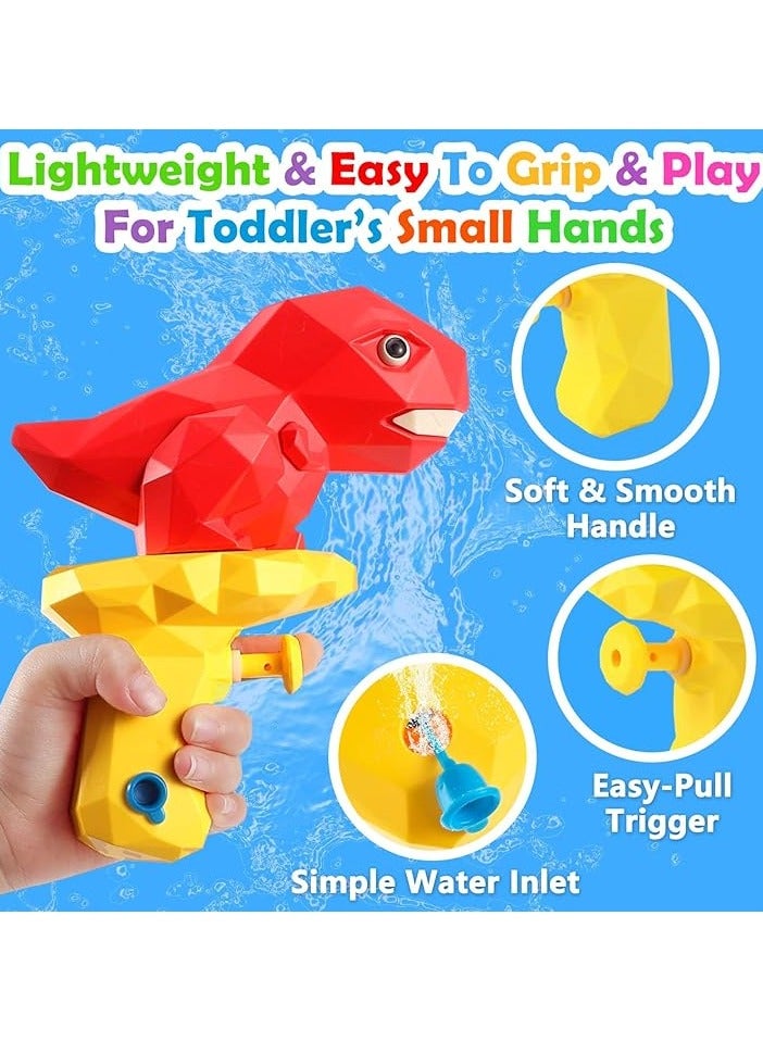 Water Toy 5PCS Pool Toys Toddler Outdoor Water Toys Dinosaur Squirt toy Summer Backyard Beach Water Blaster Swimming Pool Games Outside Toys for Toddler - Image 2