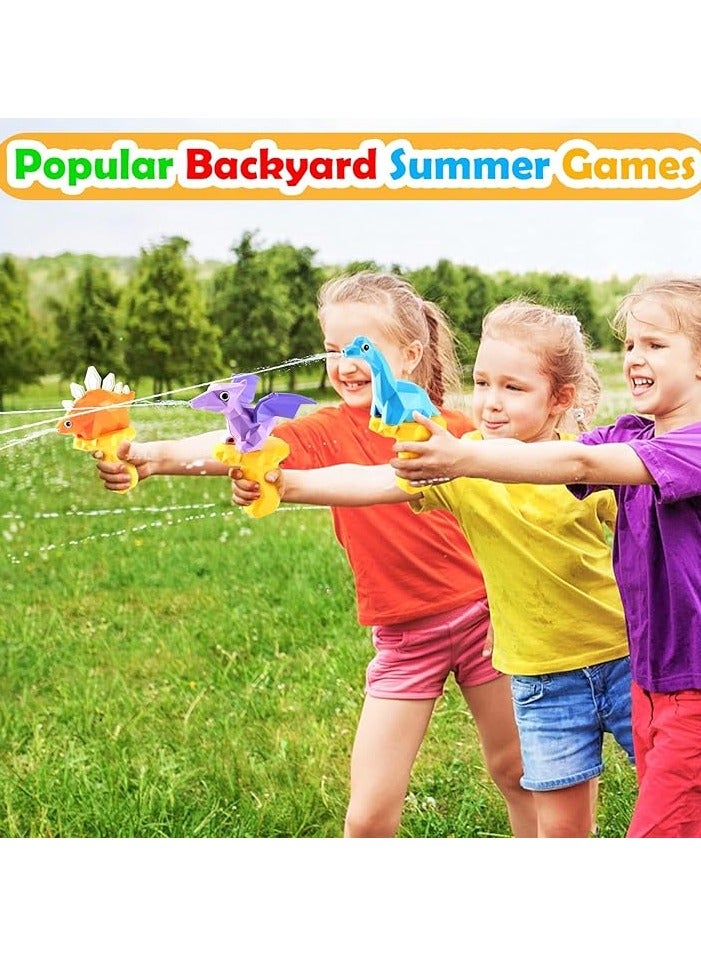 Water Toy 5PCS Pool Toys Toddler Outdoor Water Toys Dinosaur Squirt toy Summer Backyard Beach Water Blaster Swimming Pool Games Outside Toys for Toddler - Image 3