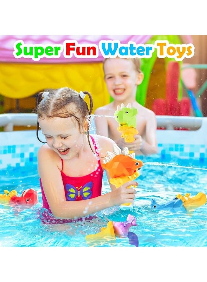 Water Toy 5PCS Pool Toys Toddler Outdoor Water Toys Dinosaur Squirt toy Summer Backyard Beach Water Blaster Swimming Pool Games Outside Toys for Toddler - Image 4
