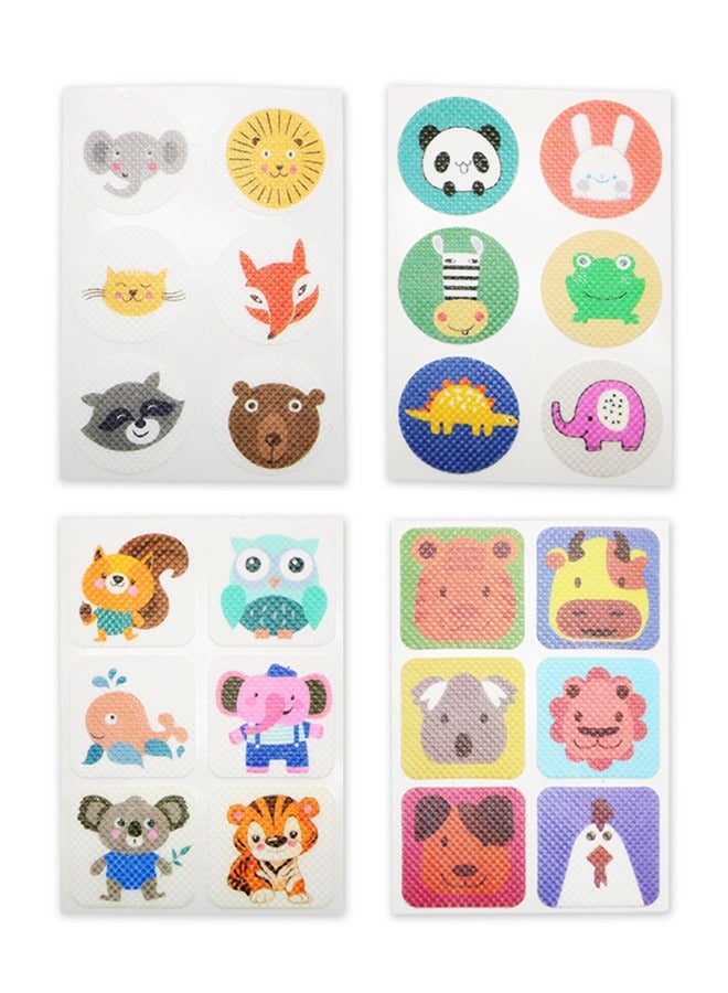 120Pcs Mosquito Repellent Stickers Insect Repellent Sticker with Plant Essential Oil Cartoon Animal Natural Mosquito Patches Outdoor for Kids Adults Picnic Patio Hiking Fishing Indoor Outdoor - Image 2