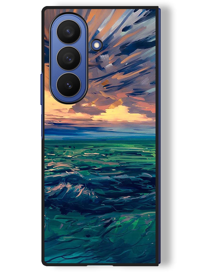 Theodor Case Compatible with Samsung Galaxy Z Fold 7 - 8 Inch Protection Shockproof Bumper Cover Landscape - Image 1