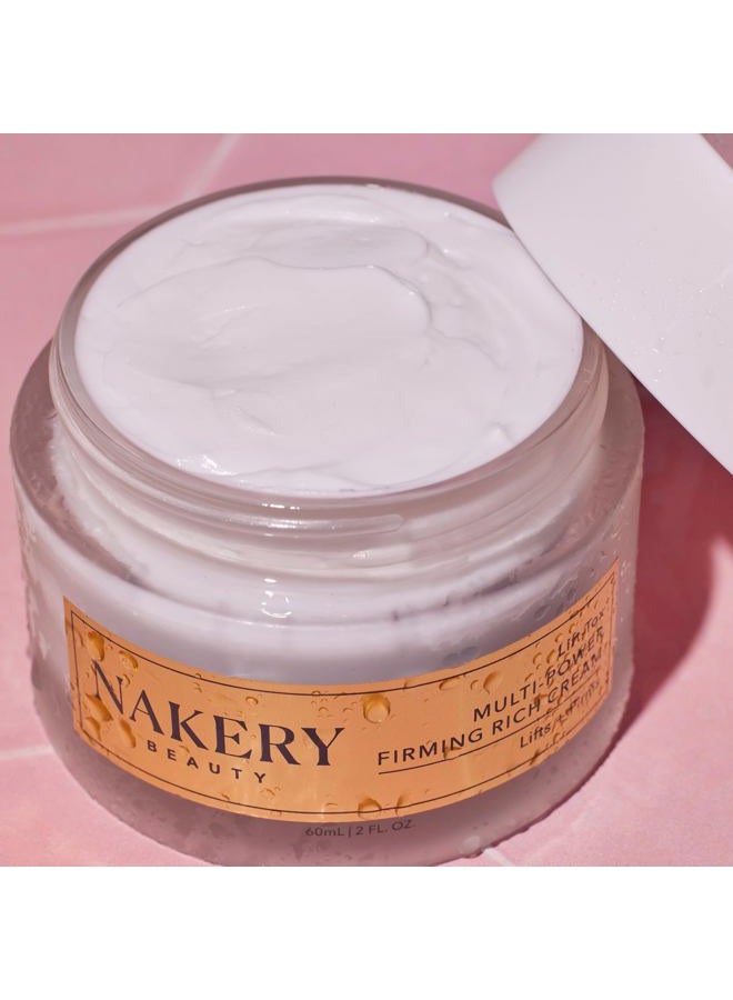 Nakery Lift-Tox Anti Wrinkle Face Cream & Neck Creams for Tightening and Firming - Rich Skin Tightening Cream for Face & Neck - Firming Cream for Aging & Crepey Skin with Matrixyl 3000 - Image 5