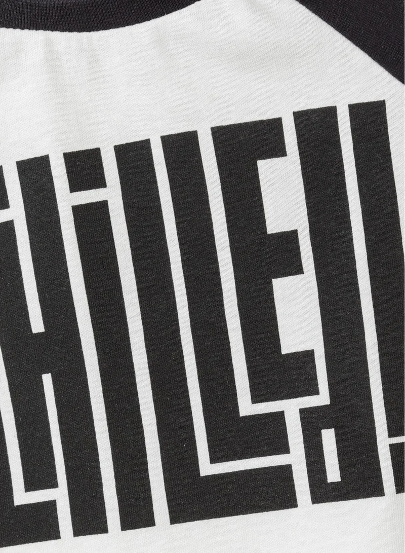مينوتي Kids Boys Summer T-Shirt With Contrast Sleeves
