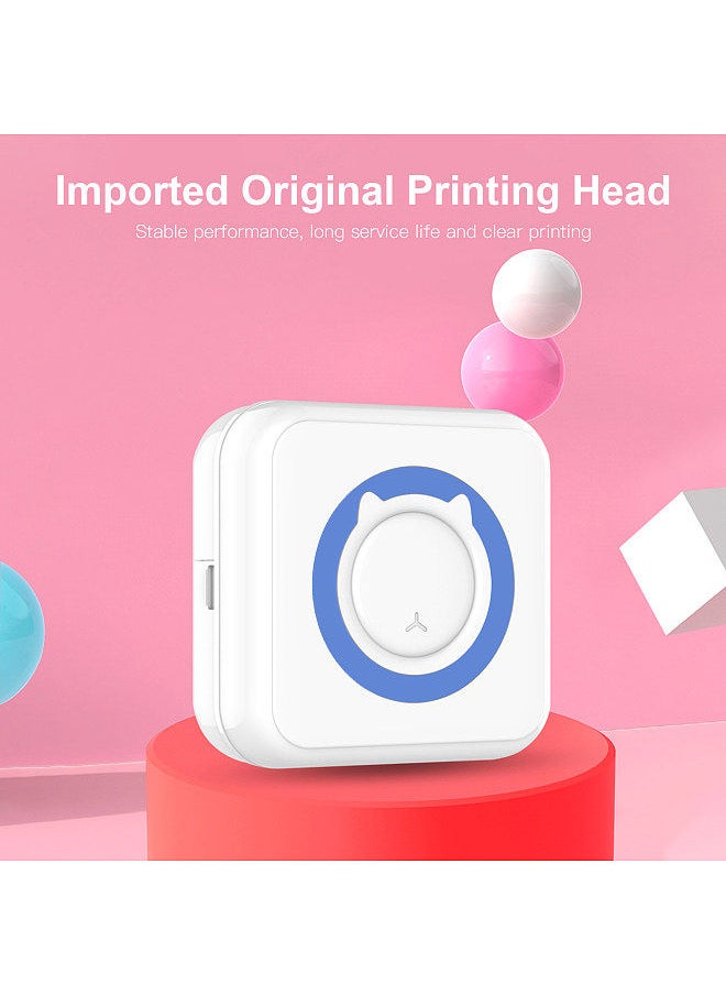 Generic All-in-one Photo Printer Multifunction Portable Printer Wireless Instant Mini Printer Support BT Connection for Smartphone with 11 Paper Rolls 57mm Compatible with iOS Android  - Image 5
