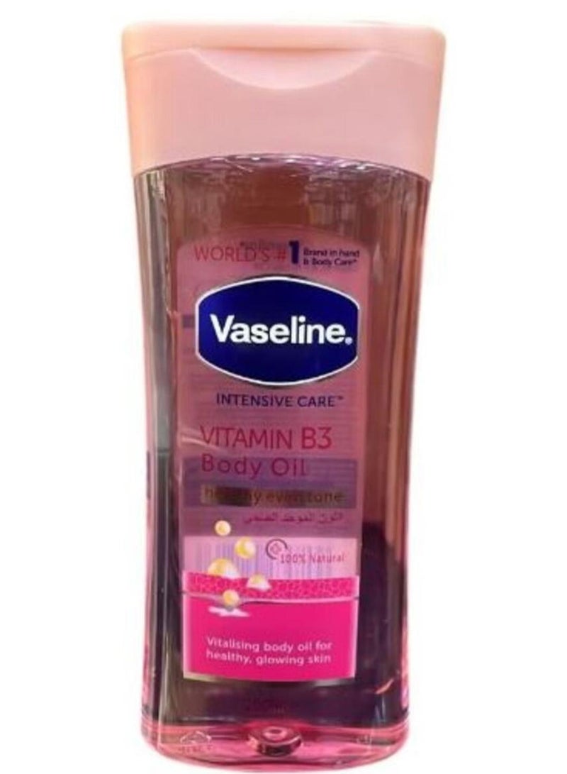 Vaseline Intensive Care Vitamin B3 Body Oil For Healthy & Glowing Skin 200 ml