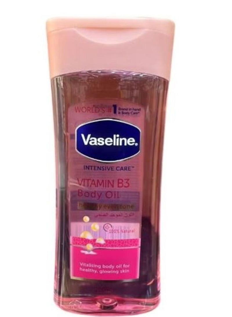 فازلين زيت الجسم للعناية المركزة بفيتامين ب3 لبشرة صحية ومتوهجة 200 مل
