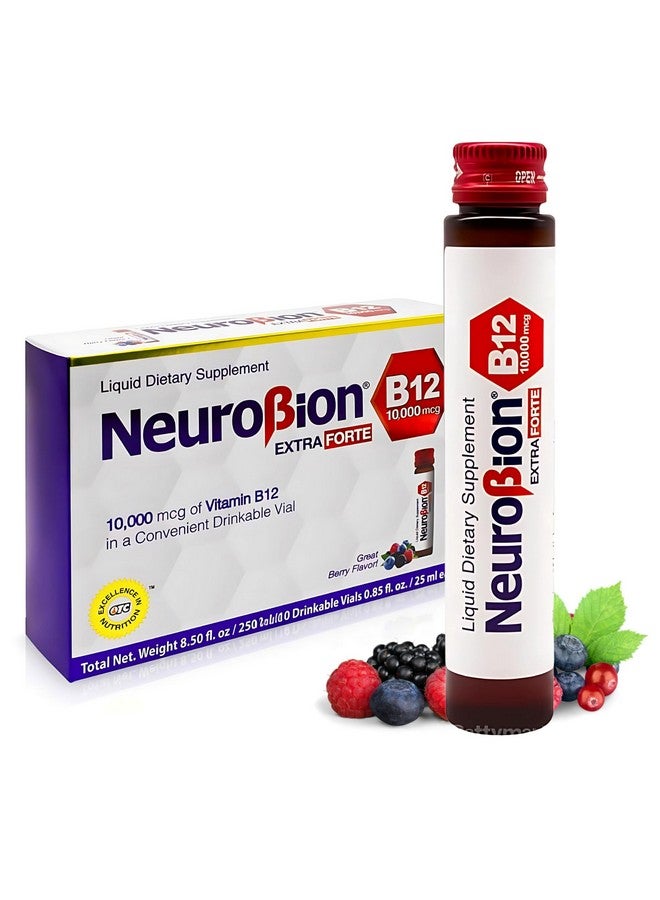Neurobion Extra Forte B12 10,000 mcg Vials, Liquid - Extreme Powerful- 10 Vials per Box - Image 1