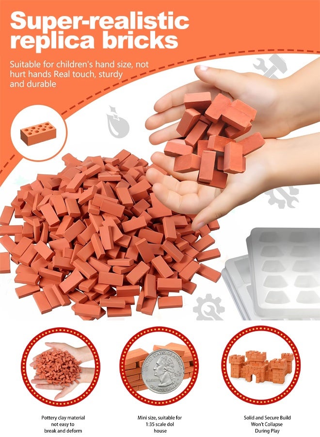 House Building Set for Kids, 190 Pcs Bricklayer DIY House Building Toys, STEM Building House Toy for Toddlers, Construction House Kit Creative Building Playset House Model - Image 4