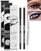 LYSdefeu Black White Waterproof Gel Eyeliner Pens White Highlighter Eye Liner Pencil Matte Long Lasting Super Smooth formula Eye Liner Eyeshadow Makeup Pencil Gift Set for Women3Pcs - Image 2