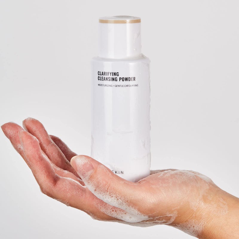 JUNO & Co. Exfoliating Face Wash, 10 Ingredients Facial Clarifying Cleansing Powder with Hyaluronic Acid for Extra Hydration 50g / 1.76oz - Image 3