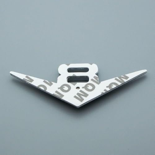 OAN 3D Metal V8 Engine Displacement Logo Racing Decoration Luggage Trunk Tailgate Bumper Badge Sticker Decoration Accessories (V8 Black) - Image 4